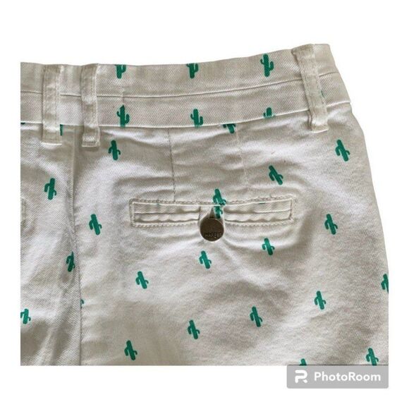 Francesca's White Cactus Tailored Shorts - Women's Size S - Picture 5 of 5